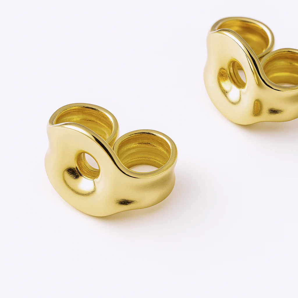 Boucles d’oreilles billes dorées 4 mm en or 10 carats - Image 4