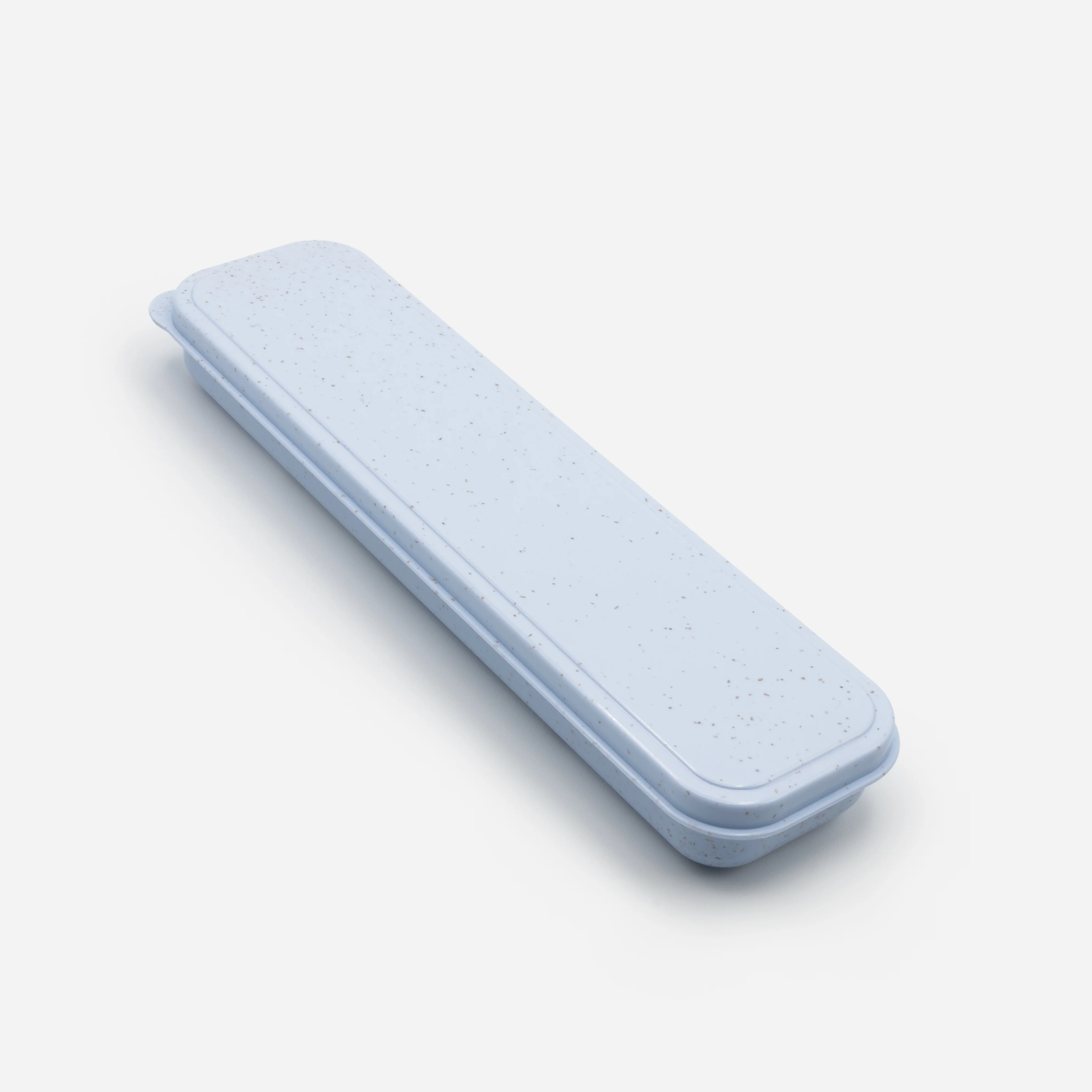 Ensemble de trois ustensiles avec étui de transport bleu pâle moucheté - Image 4