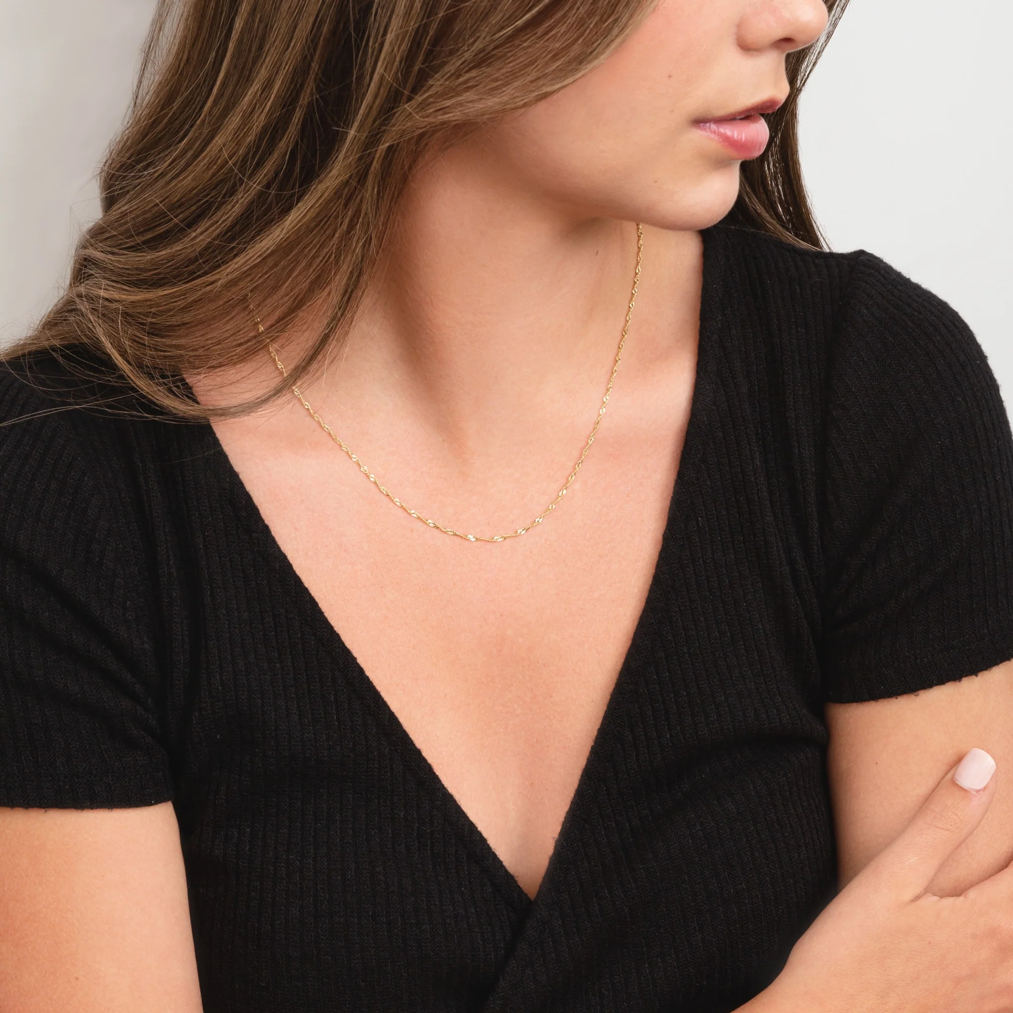 Chaîne 18 pouces or 10 carats - Image 4